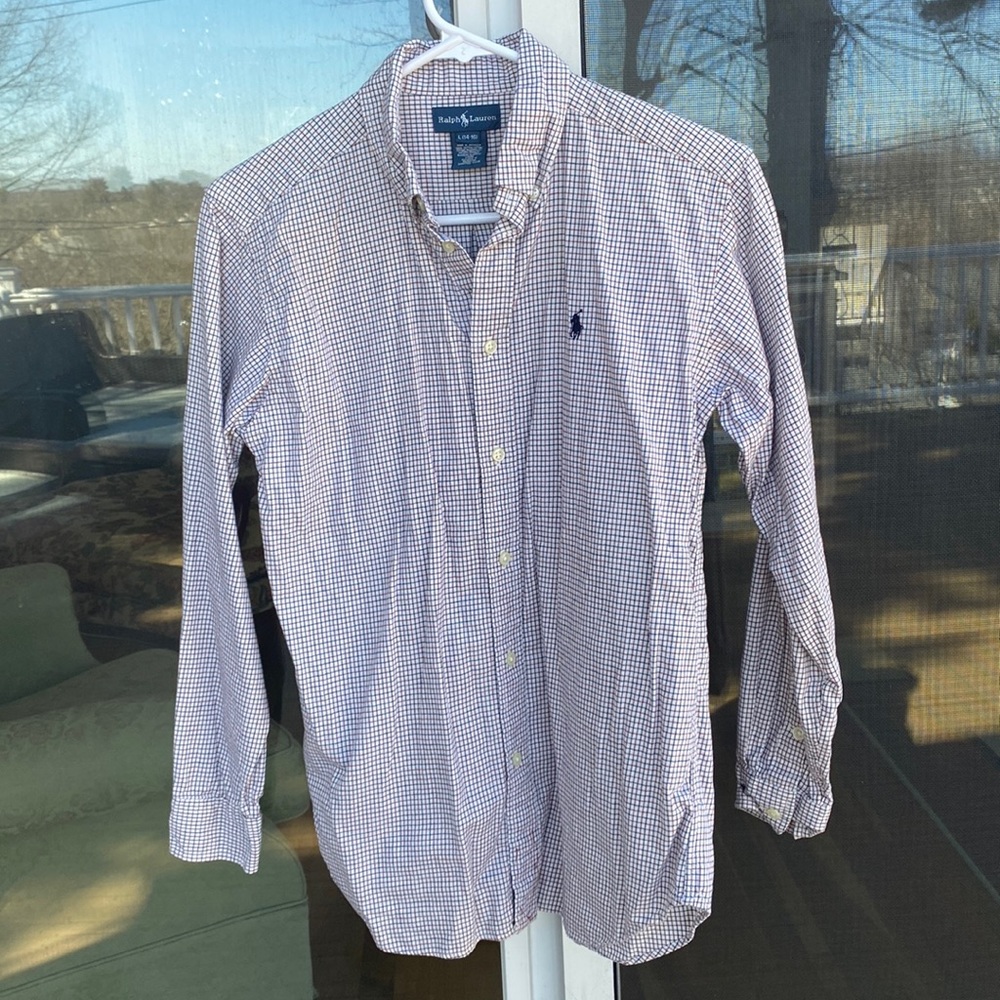 Ralph Lauren Boys XL 14-16 Long Sleeve button down